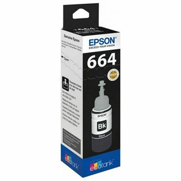 ΜΕΛΑΝΙ EPSON 664 BLACK BOTTLE