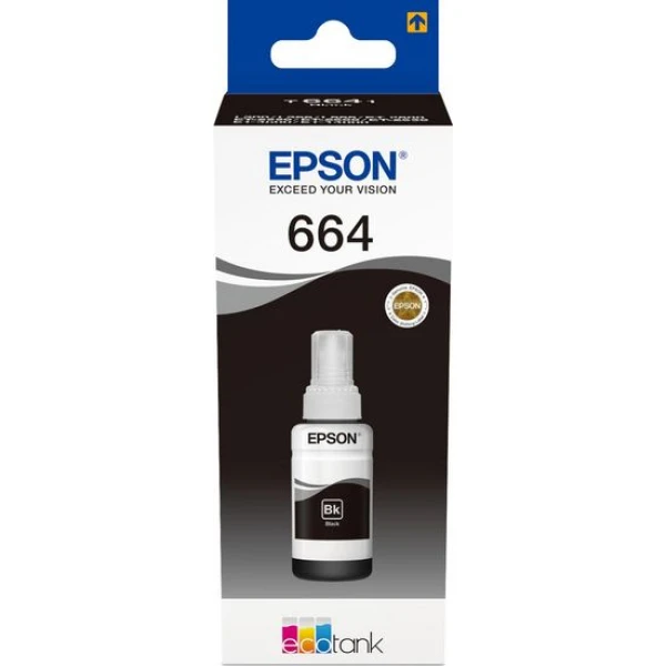 Μελάνι Epson 664 Black Ecotank C13T66414A Bottle