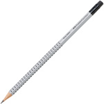 Μολύβι Γκρι Faber-Castell Grip 2001 με γόμα