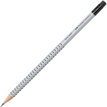 Μολύβι Γκρι Faber-Castell Grip 2001 με γόμα