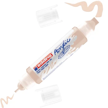 EDDING 5400 WARM BEIGE 255 ΑΚΡΥΛΙΚΟΣ 3D ΜΑΡΚΑΔΟΡΟΣ ΔΙΠΛΗΣ ΜΥΤΗΣ