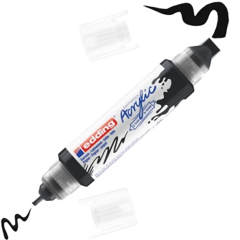 EDDING 5400 BLACK 901 ΑΚΡΥΛΙΚΟΣ 3D ΜΑΡΚΑΔΟΡΟΣ ΔΙΠΛΗΣ ΜΥΤΗΣ