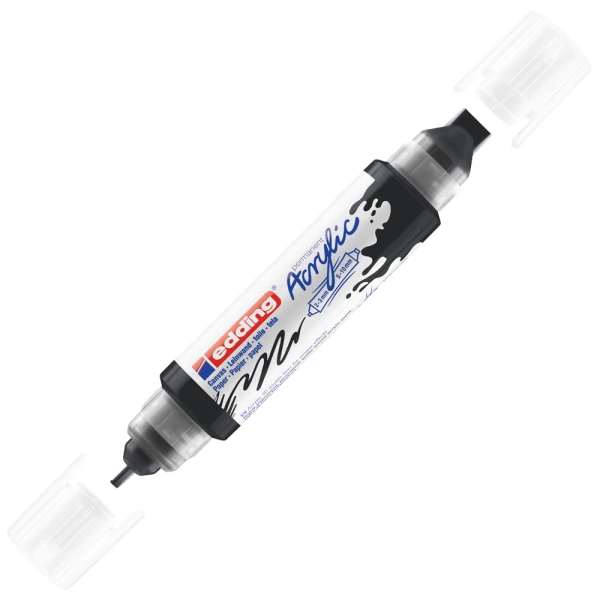 EDDING 5400 BLACK 901 ΑΚΡΥΛΙΚΟΣ 3D ΜΑΡΚΑΔΟΡΟΣ ΔΙΠΛΗΣ ΜΥΤΗΣ