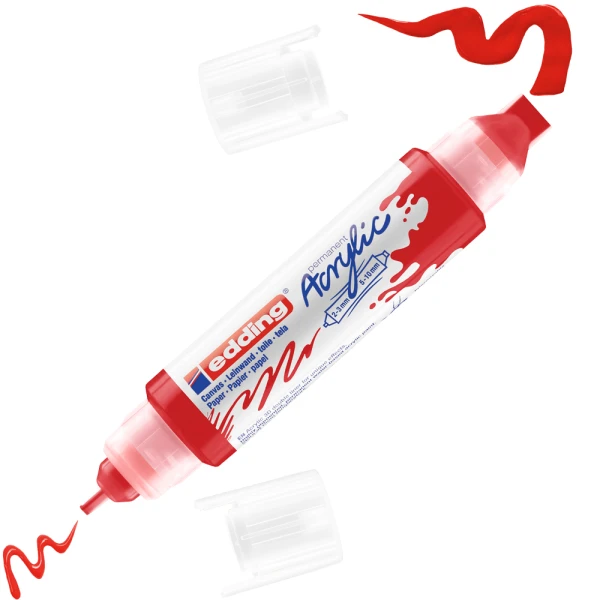 Edding 5400 Traffic Red 902 Ακρυλικός 3D Μαρκαδόρος