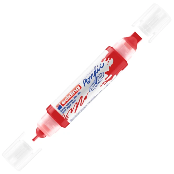 Edding 5400 Traffic Red 902 Ακρυλικός 3D Μαρκαδόρος