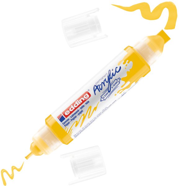 EDDING 5400 TRAFFIC YELLOW 905 ΑΚΡΥΛΙΚΟΣ 3D ΜΑΡΚΑΔΟΡΟΣ ΔΙΠΛΗΣ ΜΥΤΗΣ