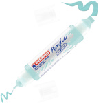 Ο Νέος Edding 5400 Pastel Blue No 916 Ακρυλικός 3D Μαρκαδόρος πλήρης επικάλυψης με μύτη και στα 2 άκρα του, πάχους 2-3mm και 5-10mm.