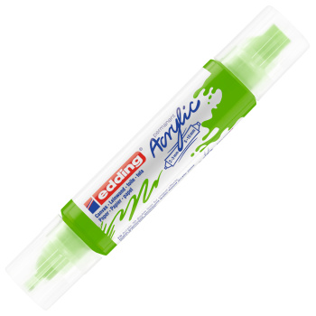 EDDING 5400 YELLOW GREEN 927 ΑΚΡΥΛΙΚΟΣ 3D ΜΑΡΚΑΔΟΡΟΣ ΔΙΠΛΗΣ ΜΥΤΗΣ