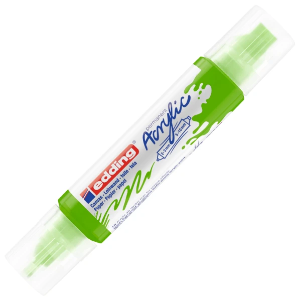 EDDING 5400 YELLOW GREEN 927 ΑΚΡΥΛΙΚΟΣ 3D ΜΑΡΚΑΔΟΡΟΣ ΔΙΠΛΗΣ ΜΥΤΗΣ