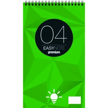 EasyNote Μπλοκ Σπιράλ Νο4 Ριγέ Σημειώσεων 11.5x19.5cm Premium