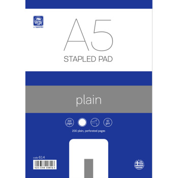 StapledPad Μπλοκ Α5 Λευκό Περφορέ Special 14.7x20.5cm