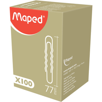 ΣΥΝΔΕΤΗΡΕΣ MAPED OFFICE ΟΝΤΟΥΛΕ ΥΨΟΥΣ 77mm ΤΕΜΑΧΙΑ 100