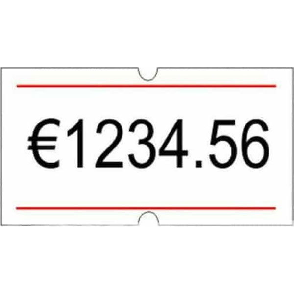 ΕΤΙΚΕΤΕΣ ΕΤΙΚΕΤΟΓΡΑΦΟΥ 21x12 ΚΟΚΚΙΝΗ ΓΡΑΜΜΗ PRINTEX