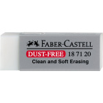 Γόμα Λευκή Faber Castell Dust-Free Vinyl Eraser 187120