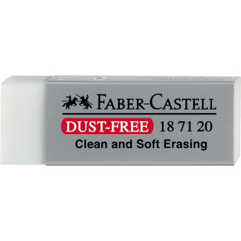Γόμα Λευκή Faber Castell Dust-Free Vinyl Eraser 187120