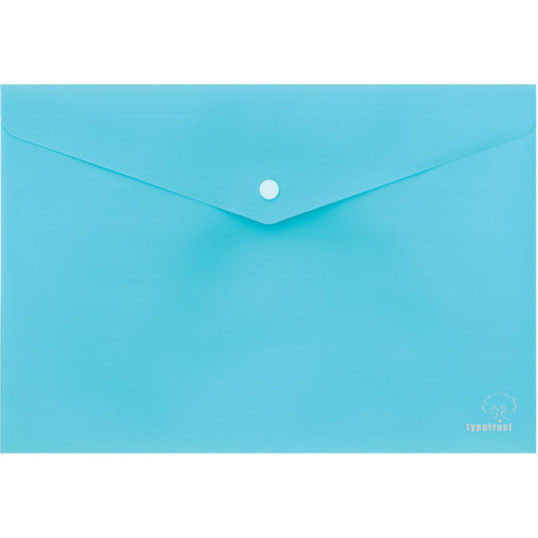 ΦΑΚΕΛΟΣ ΜΕ ΚΟΥΜΠΙ Α4 ΠΑΣΤΕΛ ΓΑΛΑΖΙΟΣ 33x23.2cm TYPOTRUST FP25304-15