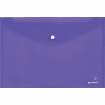 Φάκελος Α4 Μωβ Typotrust 33x23.2cm με κουμπί FP25004-08