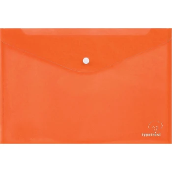 ΦΑΚΕΛΟΣ ΜΕ ΚΟΥΜΠΙ Α4 ΠΟΡΤΟΚΑΛΙ 33x23.2cm TYPOTRUST FP25004-06