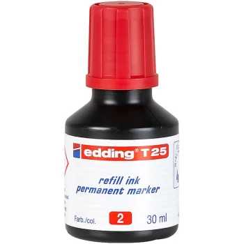 Μελάνι Edding T25 Κόκκινο Ανεξίτηλων Μαρκαδόρων 30ml