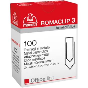Συνδετήρες Romaclip No 3 ύψους 30mm Τεμάχια 100