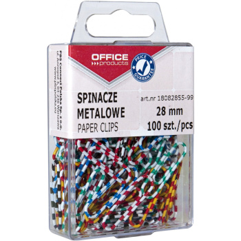 ΣΥΝΔΕΤΗΡΕΣ OFFICE PRODUCTS ZEBRA ΥΨΟΥΣ 28mm 100 ΤΕΜΑΧΙΩΝ