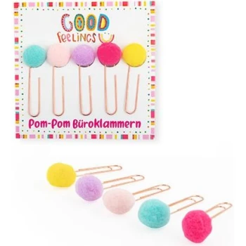 ΣΥΝΔΕΤΗΡΕΣ TREND 953780 FEELINGS POM-POM 5.8cm ΣΕΤ 5 ΤΕΜΑΧΙΩΝ