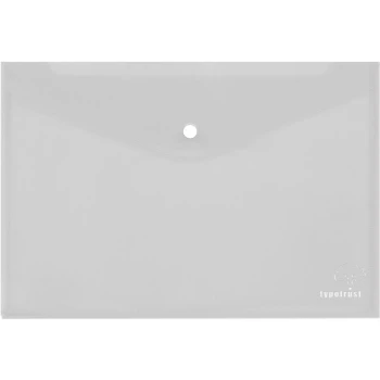 Φάκελος Α3 Διάφανος Typotrust 46x32.5cm με κουμπί FP25003-10