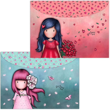 ΣΕΤ ΦΑΚΕΛΟΣ ΚΟΥΜΠΙ GORJUSS CHERRY BLOSSOM & LOVE GROWS 669GJS08