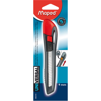 Maped Office Universal Κοπίδι Κόκκινο 9mm Λάμα 092310