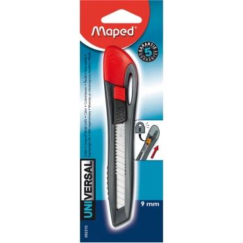 Maped Office Universal Κοπίδι Κόκκινο 9mm Λάμα 092310