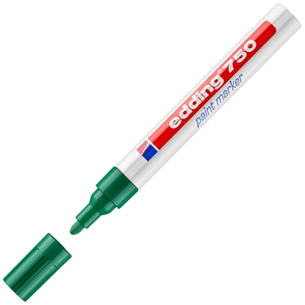 Μαρκαδόρος Λαδιού Edding 750 Πράσινος 2-4mm