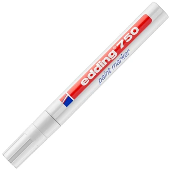 Μαρκαδόρος Λαδιού Edding 750 Λευκός 2-4mm