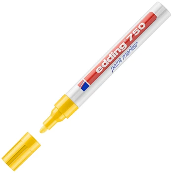 ΜΑΡΚΑΔΟΡΟΣ ΛΑΔΙΟΥ EDDING 750 ΚΙΤΡΙΝΟΣ 2-4mm