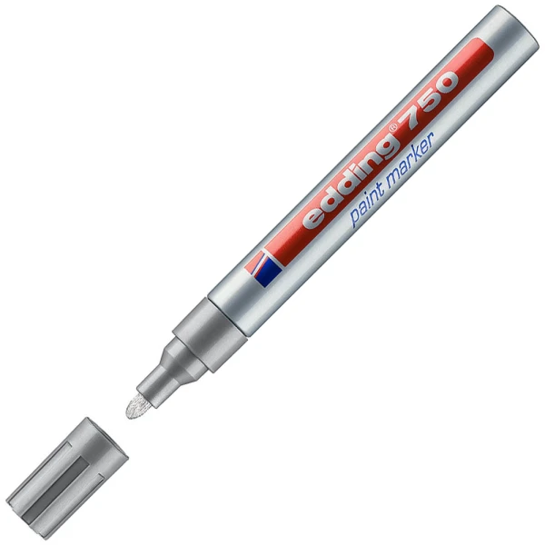 ΜΑΡΚΑΔΟΡΟΣ ΛΑΔΙΟΥ EDDING 750 ΑΣΗΜΙ 2-4mm