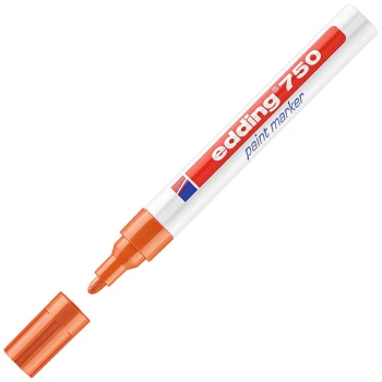 Μαρκαδόρος Λαδιού Edding 750 Πορτοκαλί 2-4mm