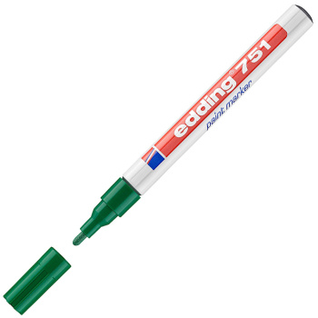 ΜΑΡΚΑΔΟΡΟΣ ΛΑΔΙΟΥ EDDING 751 ΠΡΑΣΙΝΟΣ 1-2mm