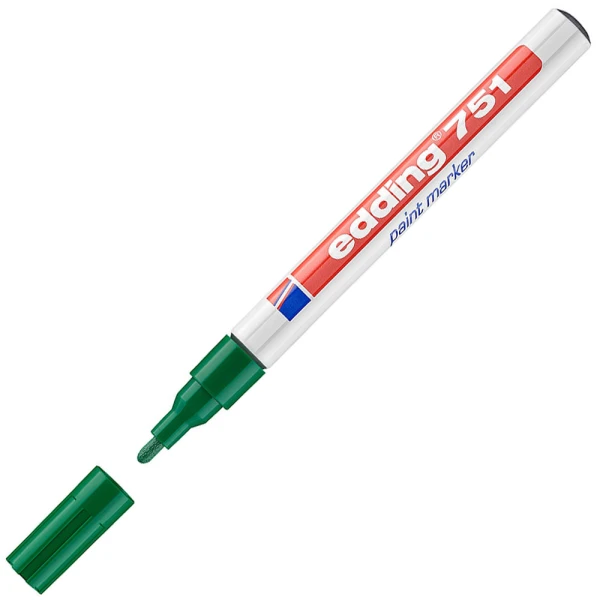 Μαρκαδόρος Λαδιού Edding 751 Πράσινος 1-2mm