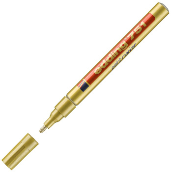 ΜΑΡΚΑΔΟΡΟΣ ΛΑΔΙΟΥ EDDING 751 ΧΡΥΣΟΣ 1-2mm
