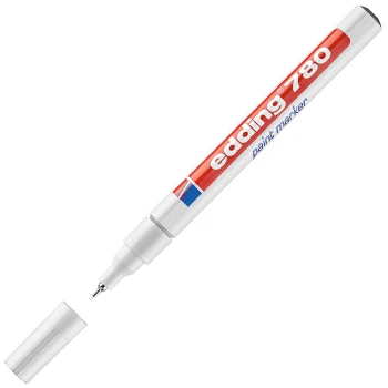 ΜΑΡΚΑΔΟΡΟΣ ΛΑΔΙΟΥ EDDING 780 ΛΕΥΚΟΣ 0.8mm EXTRA FINE