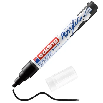 ΜΑΡΚΑΔΟΡΟΣ EDDING 5100 BLACK 901 ΑΚΡΥΛΙΚΟΣ MEDIUM