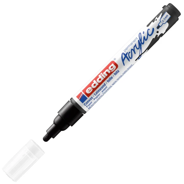 ΜΑΡΚΑΔΟΡΟΣ EDDING 5100 BLACK 901 ΑΚΡΥΛΙΚΟΣ MEDIUM