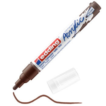 Μαρκαδόρος Edding 5100 Chocolate Brown 907 Ακρυλικός Medium