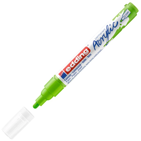 Μαρκαδόρος Edding 5100 Yellow Green 927 Ακρυλικός Medium