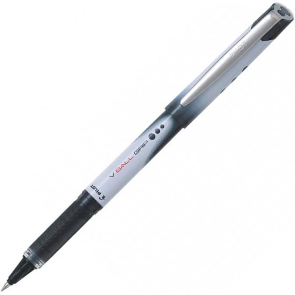 PILOT V-BALL GRIP ΜΑΥΡΟ 0.5 ΣΤΥΛΟ ROLLER EXTRA FINE