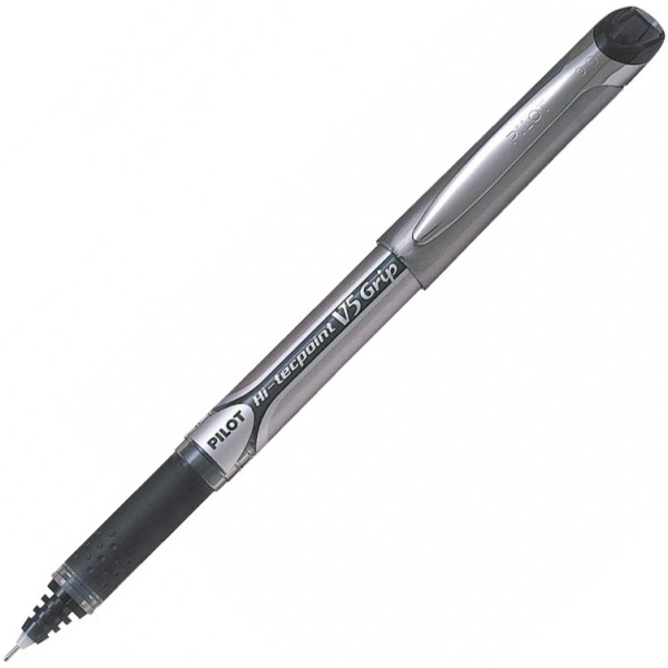 PILOT HI-TECPOINT V5 GRIP ΜΑΥΡΟ 0.5 ΣΤΥΛΟ ROLLER BXGPN-V5B