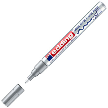 ΜΑΡΚΑΔΟΡΟΣ ΛΑΔΙΟΥ EDDING 751 ΑΣΗΜΕΝΙΟΣ 1-2mm