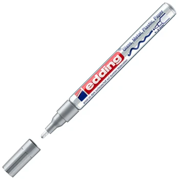 ΜΑΡΚΑΔΟΡΟΣ ΛΑΔΙΟΥ EDDING 751 ΑΣΗΜΕΝΙΟΣ 1-2mm