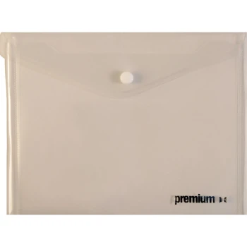 ΦΑΚΕΛΟΣ ΚΟΥΜΠΙ Α4 ΔΙΑΦΑΝΟΣ 33x23.2cm PREMIUM 26362