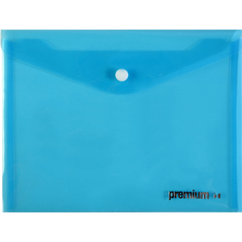 ΦΑΚΕΛΟΣ ΚΟΥΜΠΙ Α4 ΓΑΛΑΖΙΟΣ 33x23.2cm PREMIUM 26378