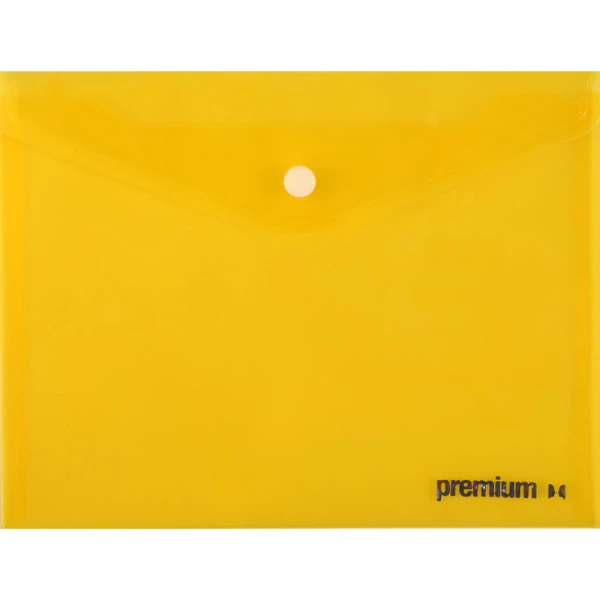 ΦΑΚΕΛΟΣ ΚΟΥΜΠΙ Α4 ΚΙΤΡΙΝΟΣ 33x23.2cm PREMIUM 26365